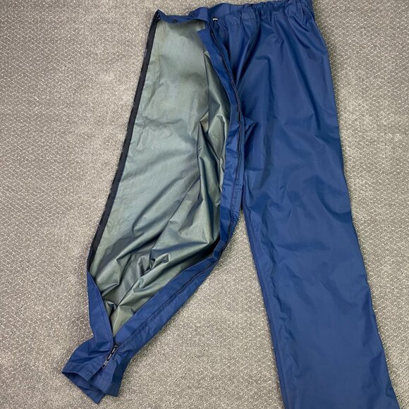 Vintage REI Gore-Tex Pants Men's Medium Tall Blue Waterproof Windbreaker Hiking - Picture 3 of 16